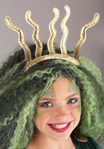 Vista 4 de Disfraz de Medusa para niñas