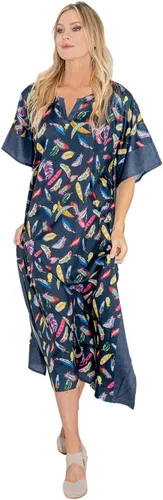 Vista 11 de Miss Lavish London - Kaftán largo para mujer - Kaftán de playa africano y kaftan moderno para fiesta y bodas 109-azul