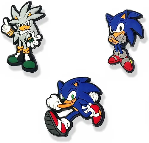 Vista 5 de ANLANESHOP Dibujos animados zapatos encantos de decoración de zapatos de videojuegos encantos película PVC zapato encanto para zapatos