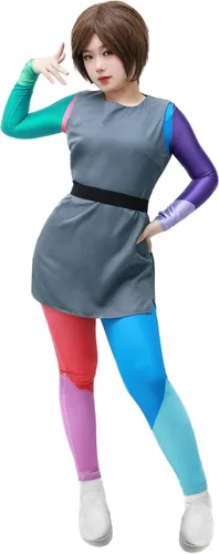 Vista 2 de DAZCOS Luz Noceda - Disfraz de cosplay para Halloween con medias