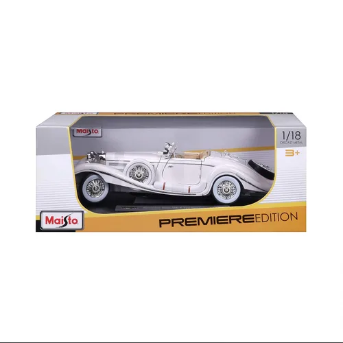Vista 7 de Maisto 1936 M-B 500 K Type Specialroadster modelo a escala de fundición 1:18.