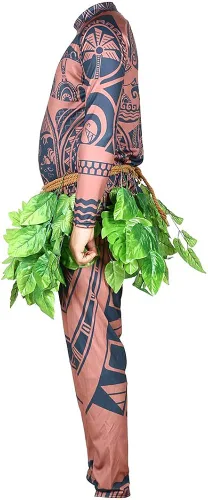Vista 3 de Maui Tattoo Cosplay CostumePants Halloween Cosplay Costume Maui Costume Adult Men
