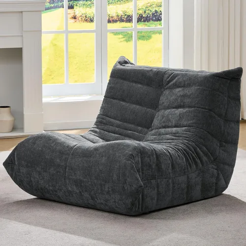 Vista 12 de Hobestluk Puf con espuma viscoelástica, tela de piel sintética ultrasuave, diseño ergonómico, puf pequeño, para sala de estar, dormitorio, sala