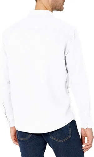 Vista 2 de Cubavera Camisa estándar Travelselect de manga larga con botones para hombre, ajuste clásico, resistente a las arrugas
