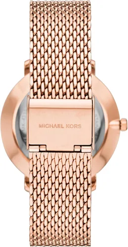 Vista 3 de Michael Kors Pyper - Reloj de acero inoxidable para mujer, con correa de acero, cuero o silicona