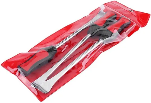 Vista 7 de Cucharas de neumáticos, herramienta de hierro de palanca, 3 piezas, cuchara de palanca de neumáticos de bicicleta, juego de herramientas