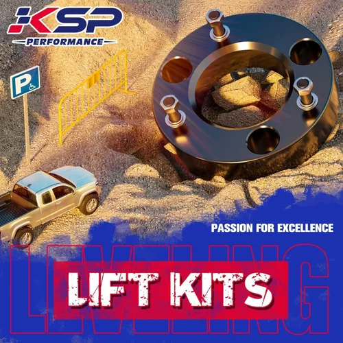 Vista 5 de KSP 2" Kits de elevación de nivelación Silverado, espaciadores de elevación de suspensión delantera de 2 pulgadas compatibles con Chevy Silverado
