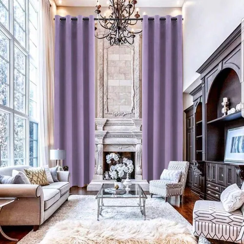 Vista 23 de Cortinas de lujo suaves de terciopelo extra largas, colección de franela hecha a medida Multicolor