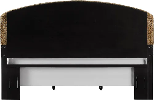 Vista 5 de Crosley Furniture Edgewater Coastal Boho - Juego de cama de ratán