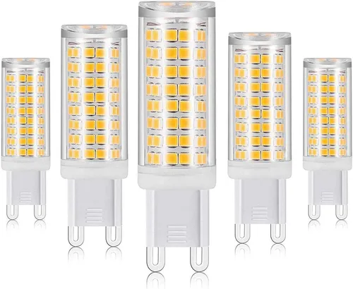 Vista 8 de Bombillas LED G9 de repuesto halógenas de 75 W, color blanco, 6000 K, paquete de 2
