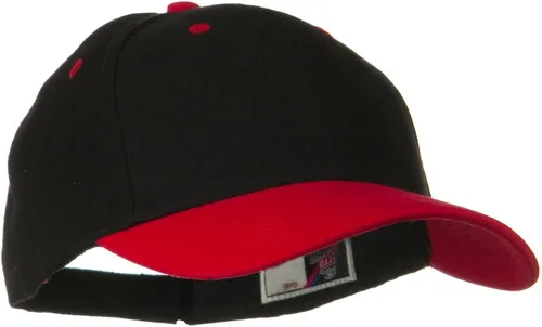 Vista 4 de 2 tonos cepillado Bull Denim Mid Profile Cap