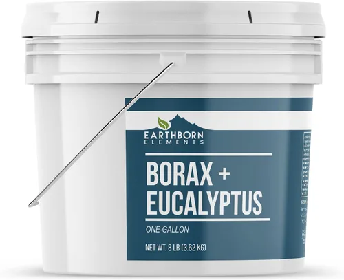 Vista 2 de Earthborn Elements Aceite esencial de bórax con aroma a eucalipto, cubo de 1 galón, aroma limpio y refrescante, aditivo para lavandería