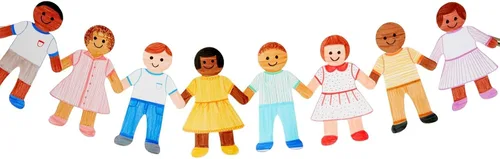 Vista 6 de Juvale Paquete de 48 recortes para muñecas de papel para niños y niñas, color blanco, 250 GSM, niños de 5.88 x 9 pulgadas y niñas de 5.88 x 8.7