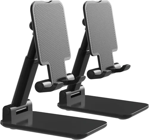 Vista 17 de Soporte para Teléfono de Escritorio, MT-6 Soporte para Teléfono Celular para Escritorio Soporte Universal para Teléfono Celular Plegable y Ajustable