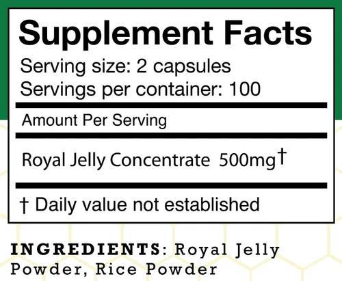 Vista 2 de Stakich Cápsulas de 500 mg (cápsulas de gelatina real de 500 mg (200 unidades)