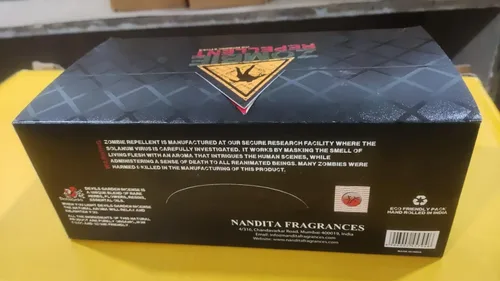 Vista 2 de NANDITA Zombie Repelente Varillas de incienso Agarbathi - Cajas de 0.53 oz (12)
