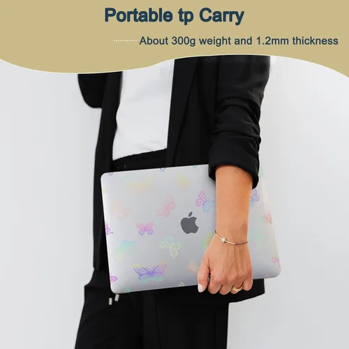 Vista 42 de Funda compatible con MacBook Air de 11 pulgadas 2015-2010 A1465 A1370, diseño impreso de plástico para laptop, carcasa protectora Air de 11.6