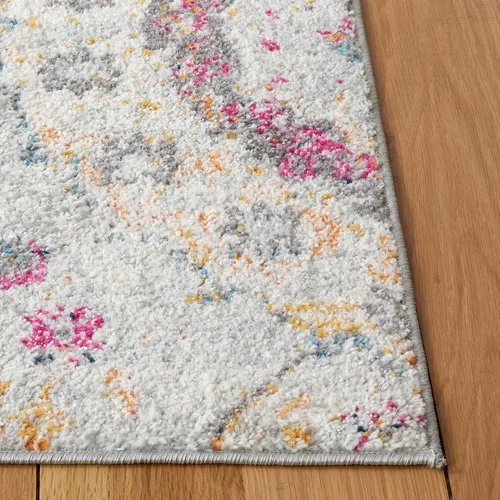 Vista 4 de SAFAVIEH Madison Collection - Alfombra de área de 5'3" x 7'6", color gris y dorado, diseño bohemio y elegante de paisley, no desprende pelusa