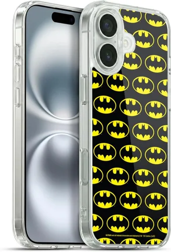 Vista 15 de Head Case Designs Funda de gel con licencia oficial de Batman DC Comics Bat Signal Logos [protección de grado militar] compatible con Apple iPhone 7