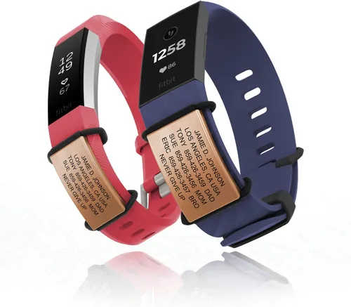 Vista 7 de ROAD iD Sidekick oficial para Fitbit + Garmin - Pulsera de identificación e identificación deportiva para atletas
