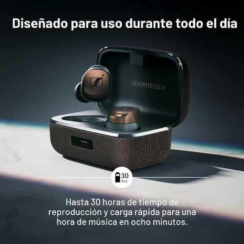 Vista 4 de Sennheiser MOMENTUM True Wireless 4 Negro Cobre