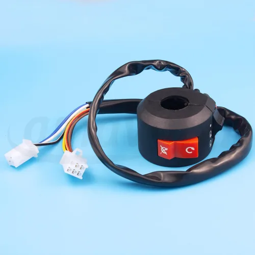 Vista 5 de Ensamblaje de Interruptor de Manillar de 3 Funciones de 7/8" Piezas de Reemplazo del Mercado de Repuestos Reemplazo para 50cc 70cc 90cc 110cc 125cc