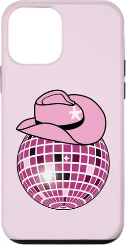 Vista 16 de Cowboy Hat Disco Ball Pink Cowgirl Case for iPhone 17