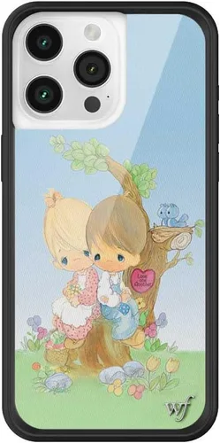 Vista 8 de Wildflower Cases - Funda Surf's Up, Compatible con Apple iPhone 15 Pro Max Moderno, Rojo, Morado, Floral, Verano, Playa - Parachoques Protector