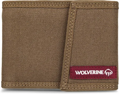 Vista 18 de WOLVERINE Billetera plegable de lona/cuero para hombre