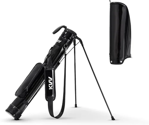 Vista 7 de KVV Lightweight Sunday Golf Stand Bag, Colorful Fashion Pitch and Putt Golf Bag