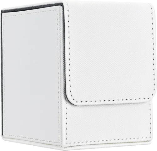 Vista 11 de Caja de cubierta Zettokete MTG con 2 divisores, caja de cubierta Commander de gran capacidad se adapta a 100+ cartas con manga doble, estuche