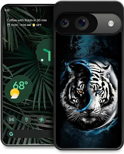 Vista 240 de Compatible con Google Pixel 4A 5G Mobile Case Creative Acrylic Panel trasero Silicona Protección Grip especialmente diseñado para Google Pixel 4A 5G