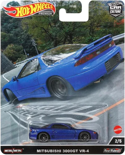 Vista 7 de Hot Wheels Vehículos de leyendas del circuito cultural del automóvil para niños de 3 años en adelante, colección premium de vehículos a escala 1:64