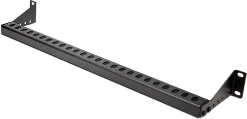 Vista 6 de StarTech - Paquete de 10 barras horizontales de cordones, gestión de cables para rack de servidores, organizador de cables de red de 19 pulgadas, TAA