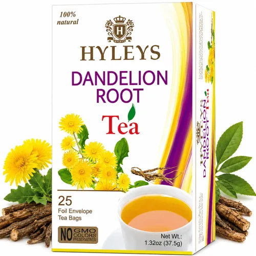 Vista 10 de Hyleys Dieter's Tea con sabor a bayas de acai – 14 bolsas de té – Té adelgazante para adelgazar y limpiar desintoxicante