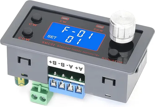 Vista 4 de TKXEC Controlador de controlador de motor paso a paso DC 5-30V 4A Placa integrada Módulo de control de ángulo de velocidad de pulso adelante/reverso