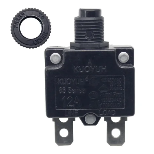Vista 11 de KUOYUH Serie 88 125/250VAC 32VDC 50/60Hz Disyuntor de Sobrecarga Térmica 3-30A (3A)