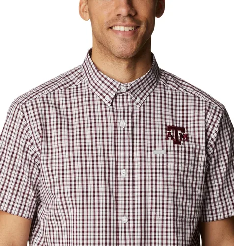 Vista 4 de Columbia Mens Collegiate Rapid Rivers Short Sleeve Shirt