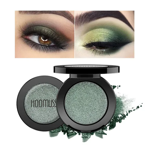 Vista 27 de Paleta de sombras de ojos ahumadas negras, 8 colores, gris oscuro, sombra de ojos ahumada para maquillaje gótico, negro, plateado, blanco, gris