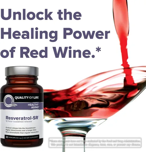 Vista 8 de Quality of Life Kinoko Platinum AHCC Apoyo inmunológico y liberación sostenida de resveratrol