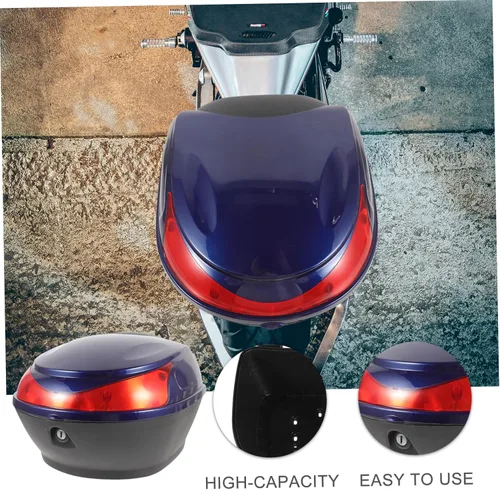 Vista 5 de Vaguelly Tronco de coche eléctrico de motocicleta resistente a la intemperie fácil de instalar para scooter