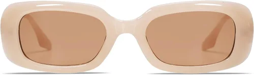 Vista 3 de Allarallvr Small Rectangle Cute Sunglasses for Women Men Classical 90s Retro Trendy Shades Vintage Square Frame AR82126