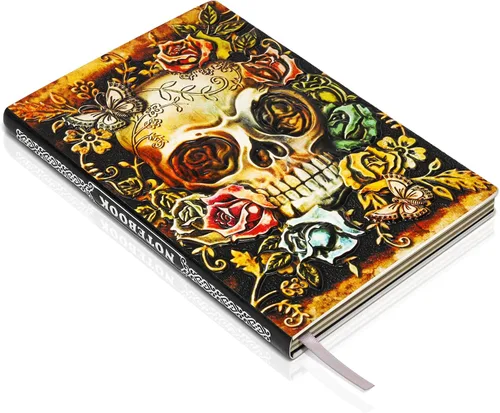 Vista 14 de DND - Cuaderno de diario de mazmorras y dragones, diario de cuero en relieve 3D con papel rayado, accesorios DND, regalos DND para mujeres, hombres