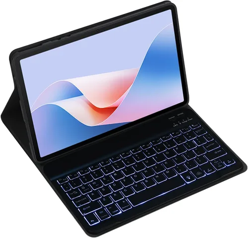 Vista 9 de Combo de teclado y mouse inalámbricos desmontable magnético con funda de cuero para Samsung Galaxy Tab A 8.0 8 pulgadas 2019 SM-P200/P205 Tablet