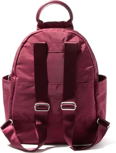 Vista 54 de Baggallini Mochila todo el día para mujer con pulsera de teléfono RFID, Negro, talla única