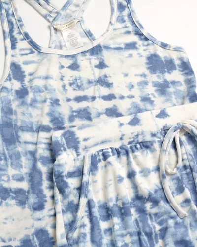Vista 4 de Lucky Brand Conjuntos de descanso para mujer, pijamas de verano con camiseta sin mangas y pantalones cortos, suaves y lindos
