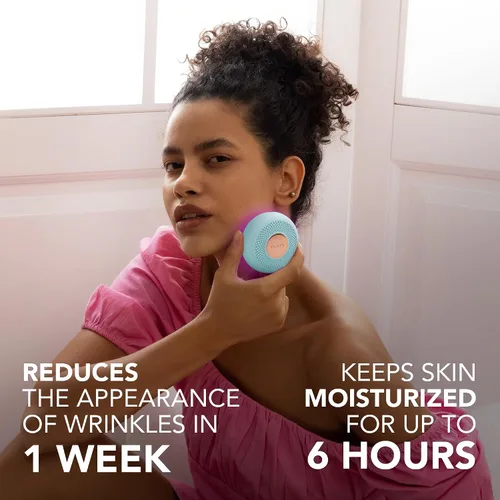 Vista 6 de FOREO UFO 3 mini 4 en 1 mascarilla facial dispositivo de cuidado de la piel - hidratante facial - antienvejecimiento - luz roja - calentamiento