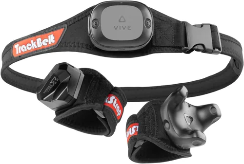 Vista 2 de Rebuff Reality TrackStrap Trackstraps para Vive Ultimate Tracker, Vive Tracker, Tundra Tracker + 4 puertos USB Hub para Vive Tracker USB dongles