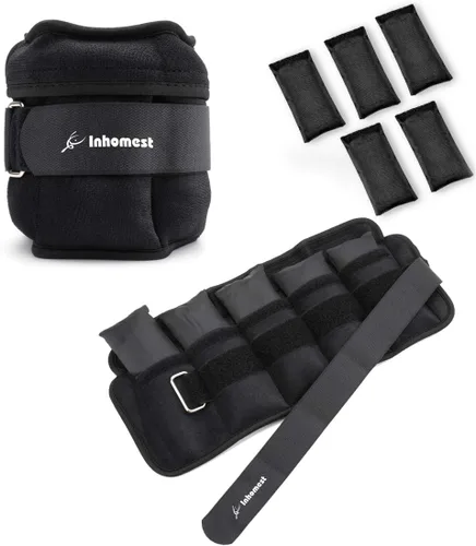 Vista 7 de Pesas de tobillo ajustables de 1-5/10/12 libras, pesas para piernas para hombres y mujeres, pesas de muñeca y tobillo para terapia física, yoga