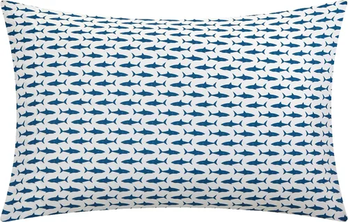 Vista 4 de Idea Nuova Sea Shark - Cama en una bolsa, individual, multicolor azul